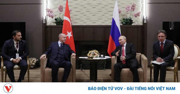 Hai nhà lãnh đạo Nga - Thổ Nhĩ Kỳ hội đàm tại Sochi bàn về nhiều vấn đề quan trọng