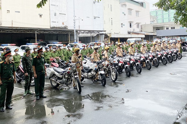 Công an thành phố Hồ Chí Minh ra quân trấn áp tội phạm sau giãn cách