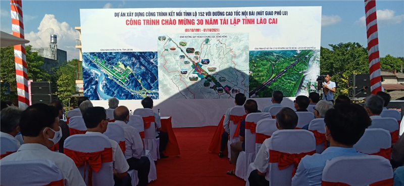 Lào Cai: Thông xe kỹ thuật nút giao Phố Lu kết nối đường cao tốc Nội Bài - Lào Cai