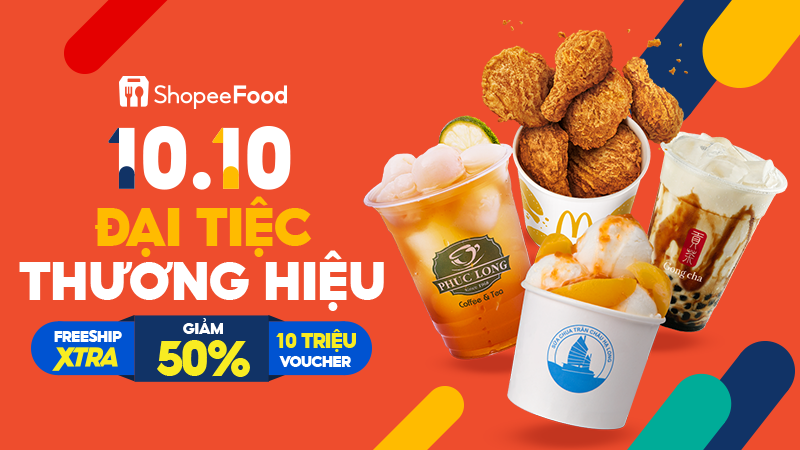ShopeeFood khởi động sự kiện 10.10 - Đại Tiệc Thương Hiệu, tăng cường hỗ trợ Đối tác và Người dùng