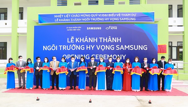Samsung khánh thành “Trường học Hy vọng” thứ ba tại tỉnh Bắc Giang