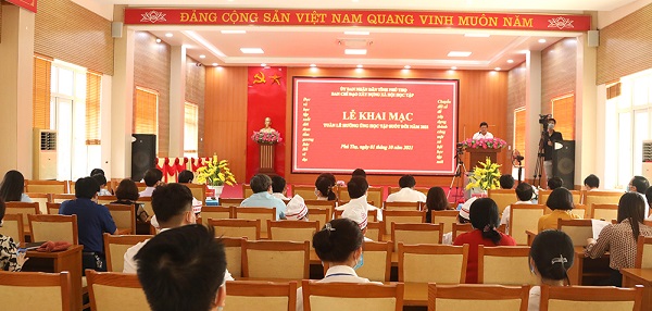 Phú Thọ: Khai mạc tuần lễ hưởng ứng học tập suốt đời năm 2021