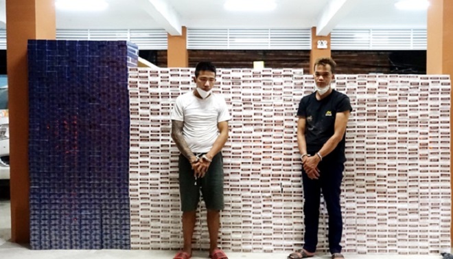 Long An: Phát hiện bắt giữ 62.400 bao thuốc lá điếu nhập lậu