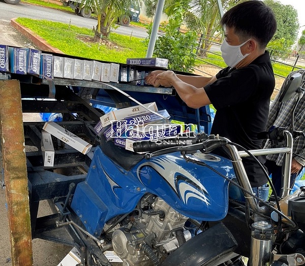 Hải quan Tây Ninh: Liên tiếp phát hiện 2 vụ vận chuyển thuốc lá nhập lậu