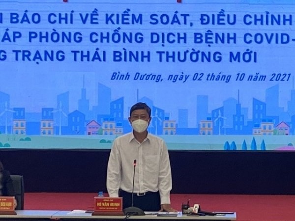Ông Võ Văn Minh - Chủ tịch UBND tỉnh Bình Dương
