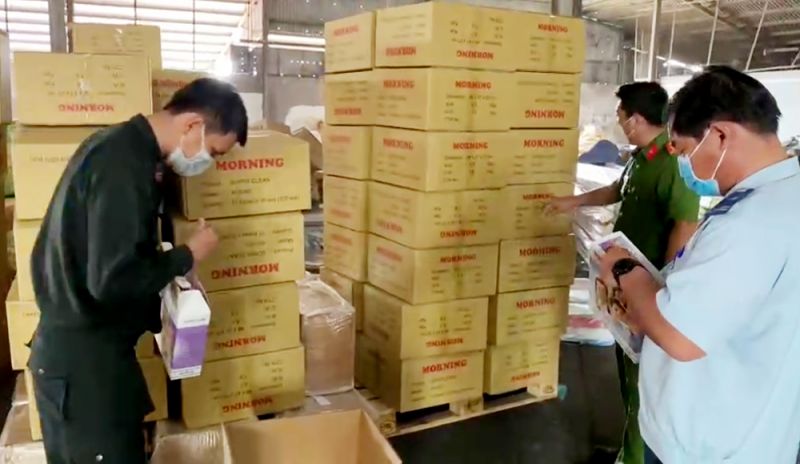 Phát hiện và thu giữ 30.000 bàn chải đánh răng nhãn hiệu nước ngoài, không hóa đơn chứng từ