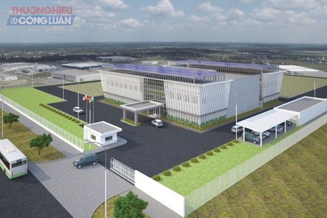Thiết kế của dự án Trung tâm Nghiên cứu, Phát triển và Sản xuất Fujikin Đà Nẵng với tổng vốn đầu tư là 35 triệu đô la Mỹ tại Khu Công nghệ cao Đà Nẵng.