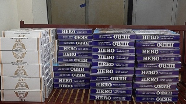 Đồng Tháp: Phát hiện xe tải vận chuyển gần 1.400 bao thuốc lá nhập lậu