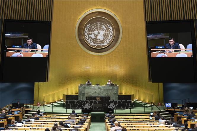 Quang cảnh một phiên họp của Hội đồng Bảo an Liên hợp quốc