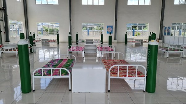 Cơ sở vật chất bên trong Trạm y tế lưu động tại Cụm khu công nghiệp Phú Chánh