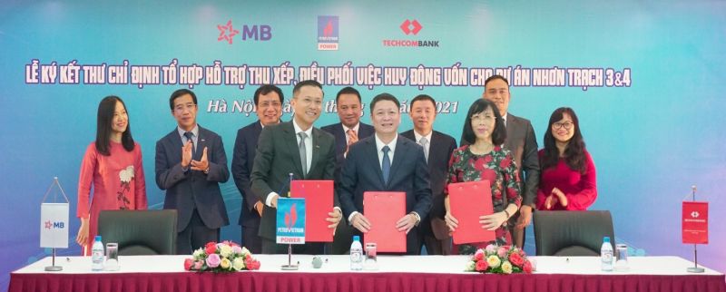 MB và Techcombank đồng hành cùng PVPower thu xếp vốn cho 2 dự án điện khí LNG