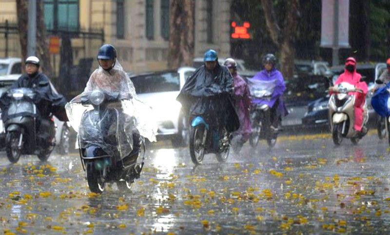Trung Bộ nhiều nơi có mưa rất to