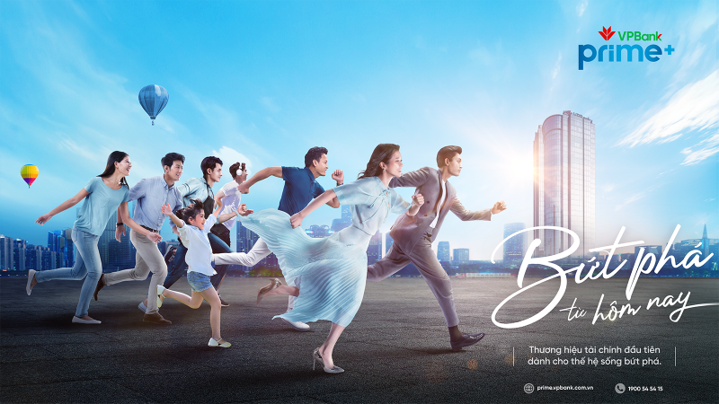VPBank ra mắt thương hiệu tài chính dành riêng cho thế hệ sống bứt phá " VPBank Prime"
