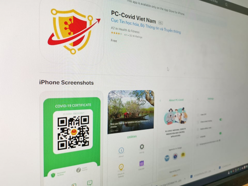 PC-Covid cập nhật phiên bản mới trên hệ điều hành iOS