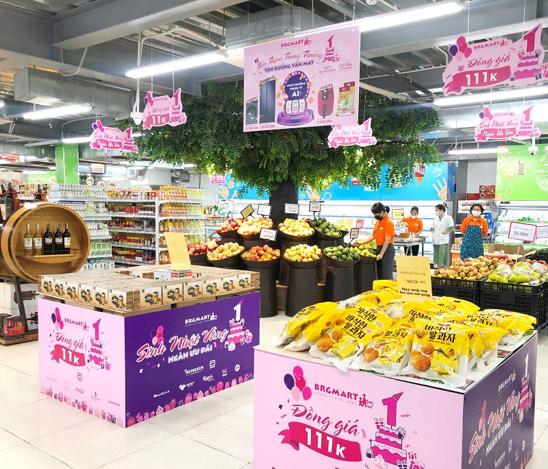 Hệ thống siêu thị BRGMart & Minimart HaproFood/BRGMart tưng bừng khuyến mãi mừng sinh nhật