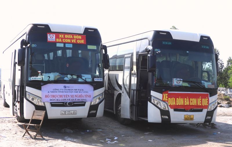 Đà Nẵng: Hỗ trợ đưa công dân đi qua thành phố về quê miễn phí
