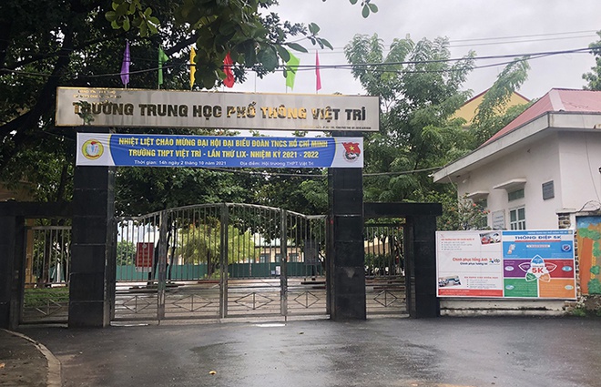 Phú Thọ: Tạm đóng cửa trường học sau khi có 45 học sinh mắc Covid -19