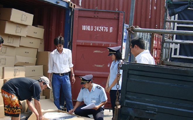 Hải quan Thành phố Đà Nẵng vừa phát hiện một lượng lớn hàng hóa khai sai mã số hàng hóa nhập khẩu. Ảnh: B ĐN
