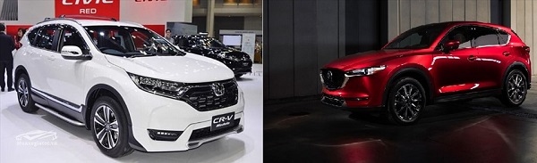 Mazda CX-5 hay Honda CR-V đang là những mẫu xe khoảng 1 tỉ đồng được nhiều người quan tâm