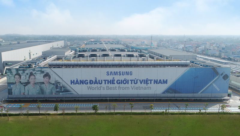 Tập đoàn Samsung tập trung đầu tư vào Thái Nguyên.