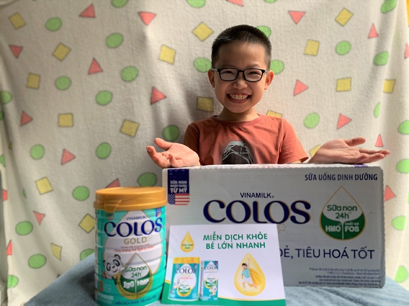 Các sản phẩm Vinamilk ColosGold giúp các em nhỏ có hệ miễn dịch khỏe mạnh