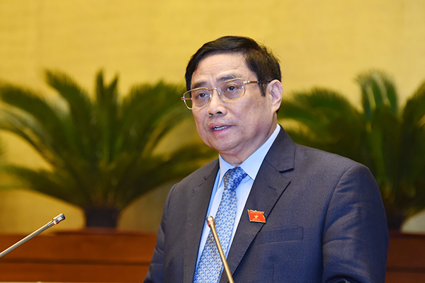 Thủ tướng Phạm Minh Chính báo cáo tình hình kinh tế xã hội