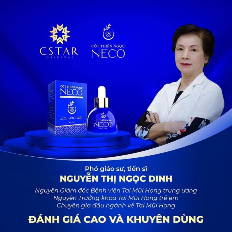 Công ty sử dụng hình ảnh phó giáo sư, tiến sĩ Nguyễn Thị Ngọc Dinh mặc áo blouse để quảng cáo cho sản phẩm