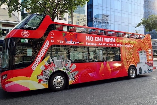 Du lịch bằng xe buýt 2 tầng ở TP Hồ Chí Minh chính thức hoạt động lại