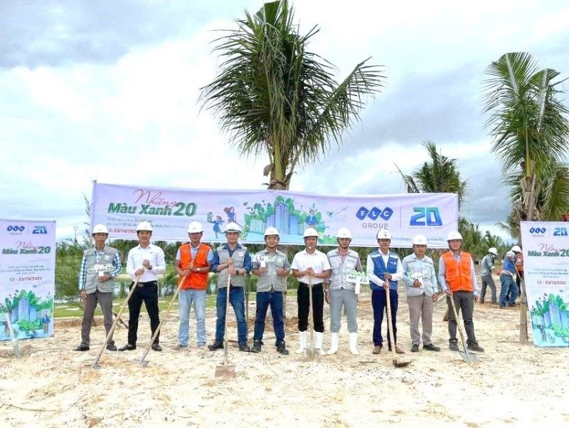 20.000 cây xanh được gieo trồng trong sinh nhật 20 năm của FLC