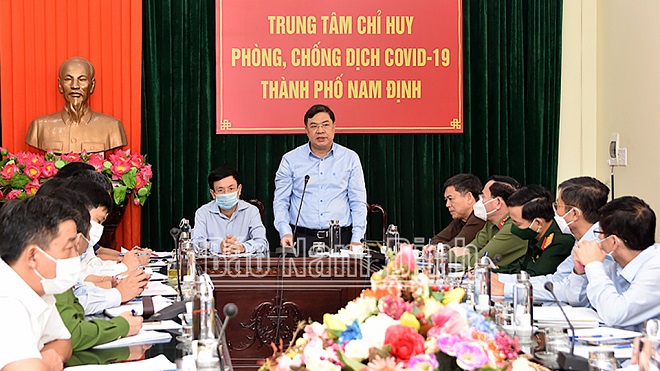Nam Định: Khẩn trương truy vết người liên quan đến các ca mắc Covid-19 mới