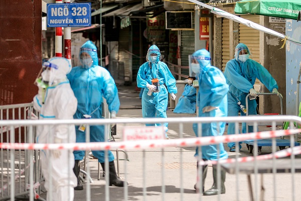Hà Nội: Ghi nhận thêm 28 ca mắc coivd-19 tại 10 quận, huyện