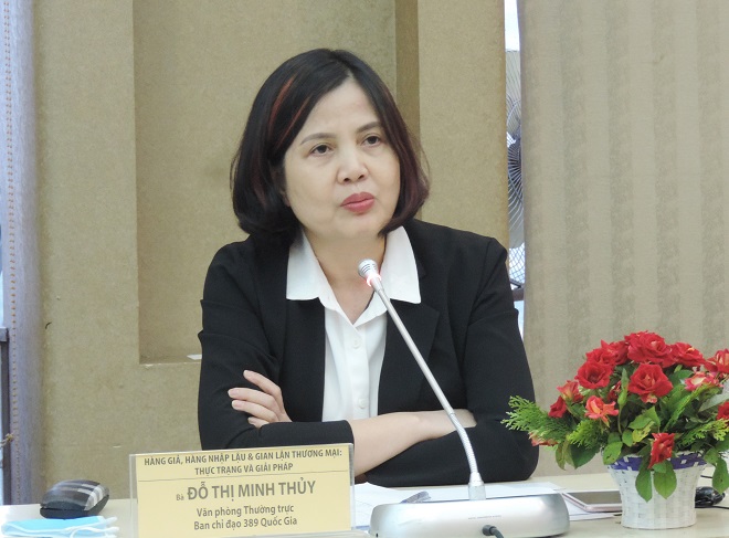 Bà Đỗ Thị Minh Thủy, Văn phòng thường trực BCĐ 389 QG
