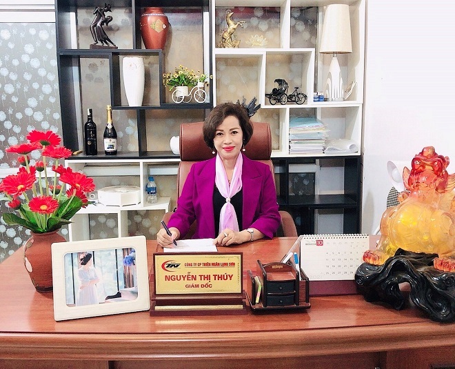 Giám đốc Công ty CP Thiên Ngân (Lạng Sơn), nữ doanh nhân Nguyễn Thị Thúy