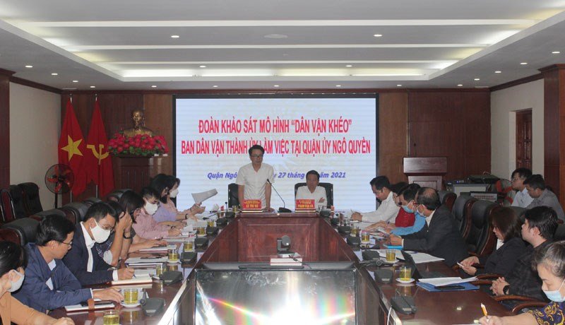 Hải Phòng: Mô hình “Dân vận khéo” trên địa bàn quận Ngô Quyền có nhiều bước phát triển mới