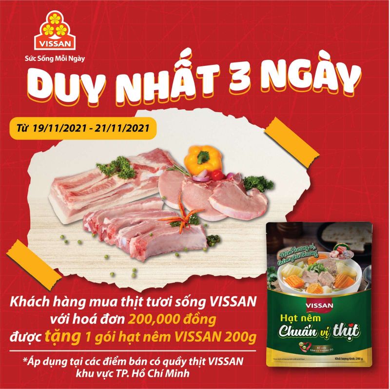 “Mua thịt tươi ngon – Nhận ngay quà tặng”