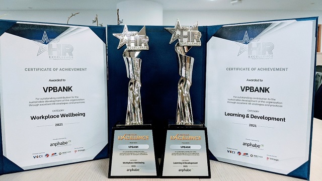 VPbank được vinh danh giải thưởng HR Excellence 2021
