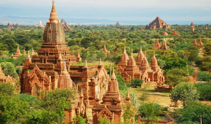 Bagan - thành phố cổ có hàng nghìn ngôi chùa Phật giáo và đền thờ