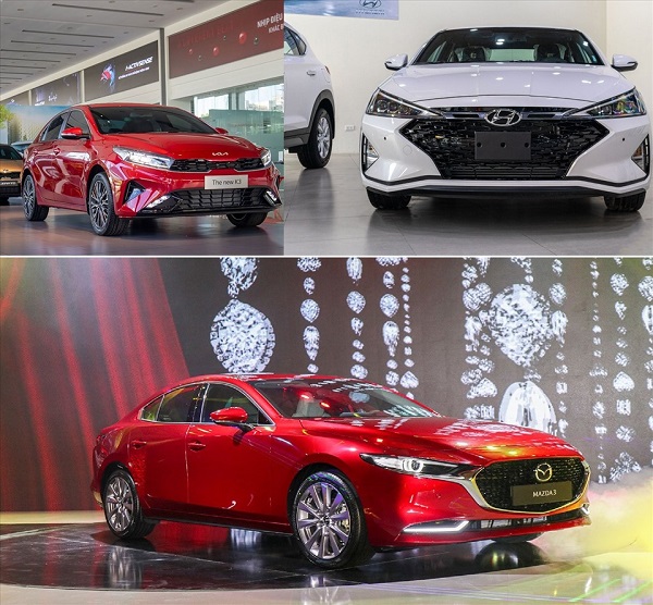 3 mẫu xe có giá rẻ nhất phân khúc sedan hạng C