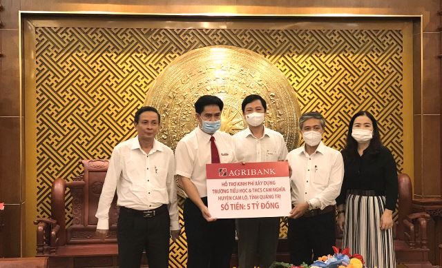 Agribank Quảng Trị: Hỗ trợ 5 tỷ đồng xây dựng trường học
