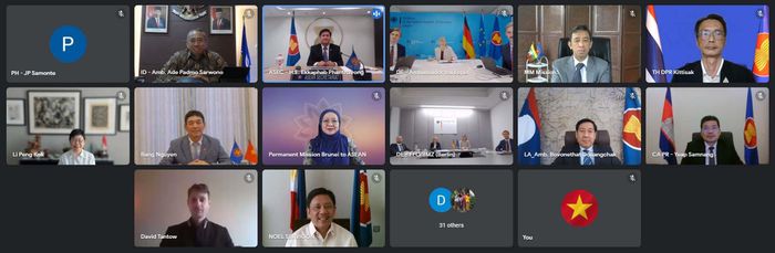Cuộc họp lần thứ năm Ủy ban Đối tác phát triển ASEAN - Đức diễn ra theo hình thức trực tuyến. Cuộc họp lần thứ năm Ủy ban Đối tác phát triển ASEAN - Đức diễn ra theo hình thức trực tuyến.