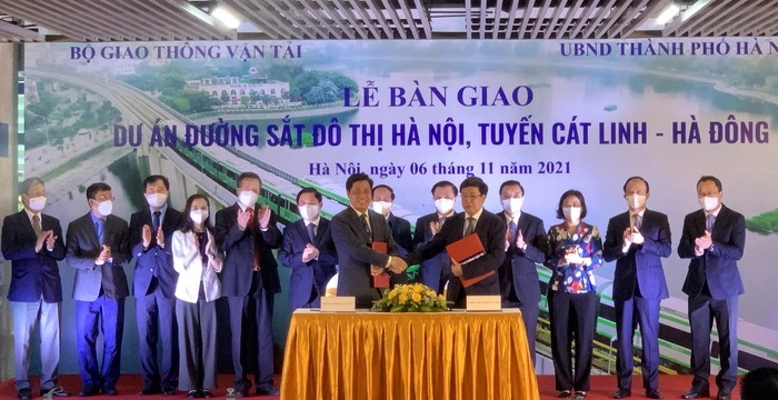 Bàn giao dự án, chính thức vận hành thương mại đường sắt Cát Linh - Hà Đông