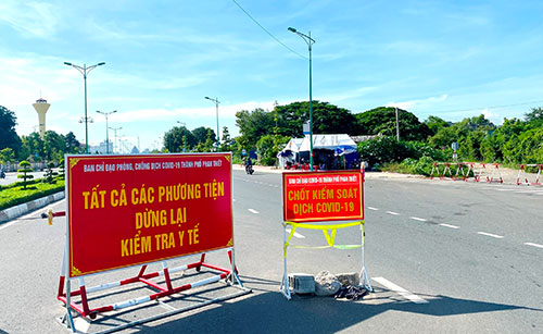 TP Phan Thiết áp dụng cấp độ 4 trong phòng chống dịch từ 0h ngày 8/11
