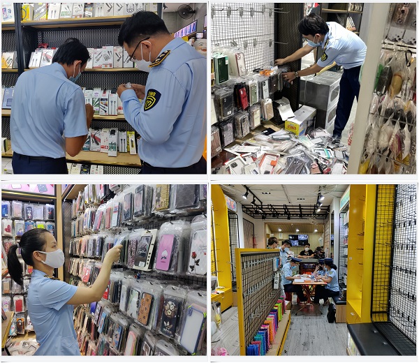 Đà Nẵng: Thu giữ trên 3.300 sản phẩm linh kiện điện thoại không rõ nguồn gốc xuất xứ