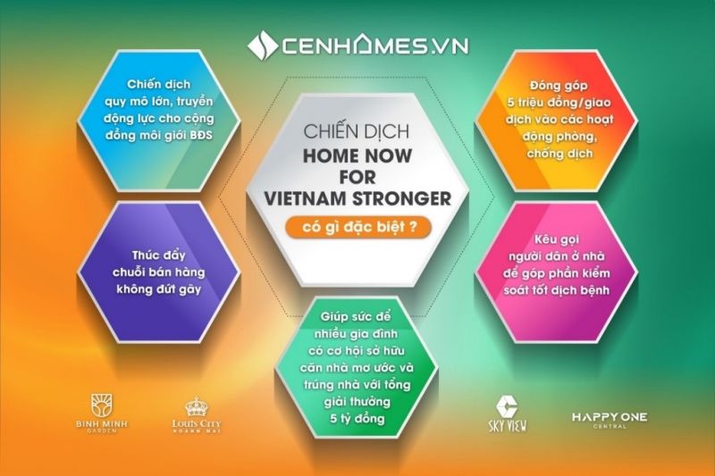 Những điểm đặc biệt tạo nên “Home now for Vietnam Stronger” của Cenhomes.vn.