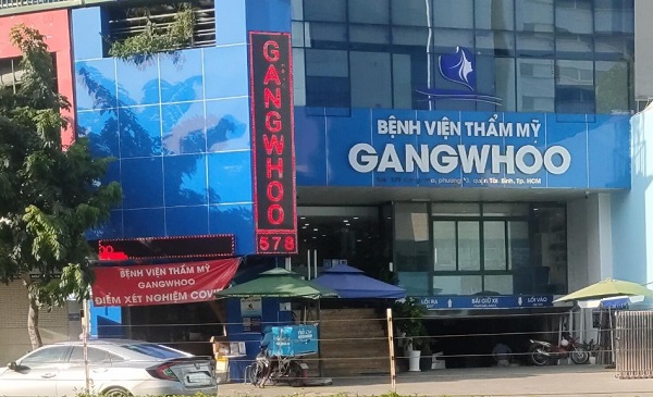 Vụ bệnh nhân tử vong, Bệnh viện Thẩm mỹ Gangwhoo không đăng ký hoạt động tại trụ sở