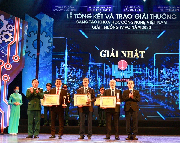 Công ty CP Gốm Đất Việt nhận giải Nhất cuộc thi sáng tạo khoa học công nghệ Việt Nam năm 2020