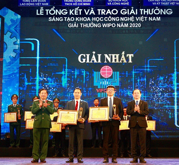 Công ty CP Gạch ngói Đất Việt nhận giải Nhất cuộc thi sáng tạo khoa học công nghệ Việt Nam năm 2020