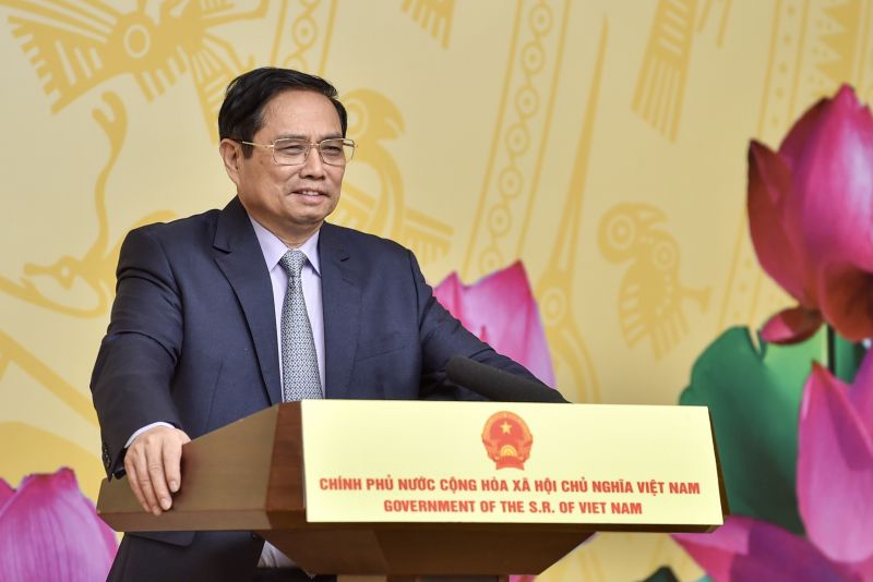 Thủ tướng Phạm Minh Chính tại buổi gặp mặt