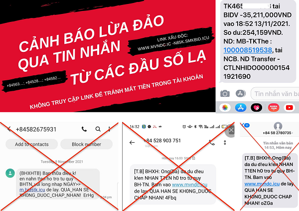 Cảnh báo lừa đảo tiền hỗ trợ từ Quỹ bảo hiểm thất nghiệp (Ảnh Bảo hiểm Xã hội Việt Nam)
