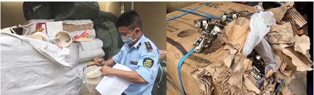 Cơ quan chức năng An Giang liên tiếp phát hiện xe tải chở số lượng lớn hàng hóa không rõ nguồn gốc